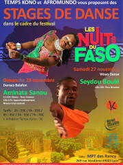 Nuits du Faso – Stage de Danse