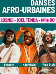 Stages Danses urbaines africaines avec Joel Tenda, Losnei & Mlle Do’