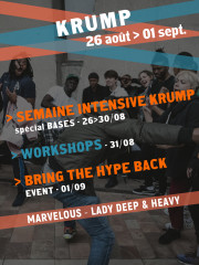 Semaine Intensive Krump – Bases